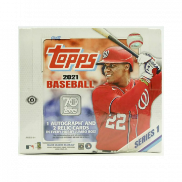 2021 Topps Series 1 Baseball Jumbo (Box)