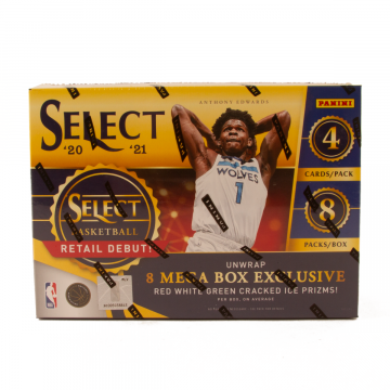2020-21 Panini Select Basketball Mega (Red/White/Green Prizm)(Box)