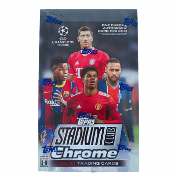 2020-21 Topps Chrome UEFA Champions League Stadium Club Soccer Hobby (Box)