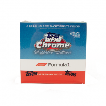 2021 Topps Chrome F1 Formula 1 Racing Sapphire Edition Hobby (Box)