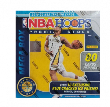 2019-20 Panini Hoops Premium Stock Basketball Mega 80ct (Blue Ice)(Box)