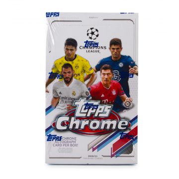 2020-21 Topps Chrome UEFA Champions League Soccer Hobby (Box)