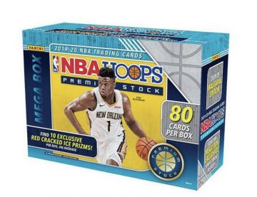2019-20 Panini Hoops Premium Stock Basketball Mega 80ct (Red Ice)(Box)