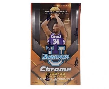 2022-23 Bowman Chrome University Basketball Hobby (Box)
