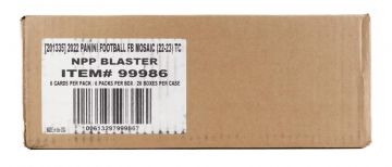 2022 Panini Mosaic Football Blaster 20 Box (Case)