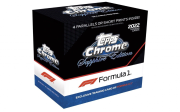 2022 Topps Chrome F1 Formula 1 Racing Sapphire Edition Hobby 10 Box (Case)