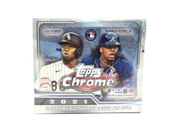 2021 Topps Chrome Baseball Hobby Jumbo (Box)